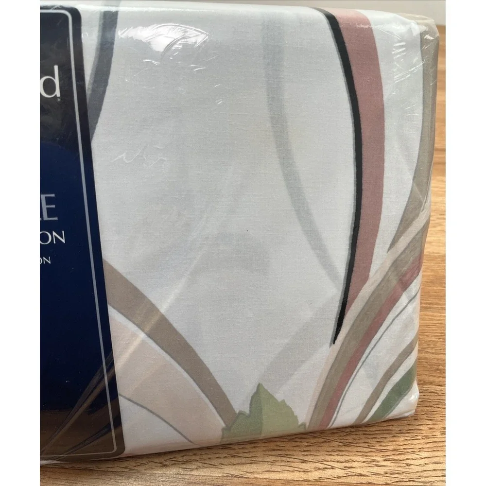 Vintage Springmaid Anastasia II King Size Flat Sheet 80s Art Deco NEW in Package